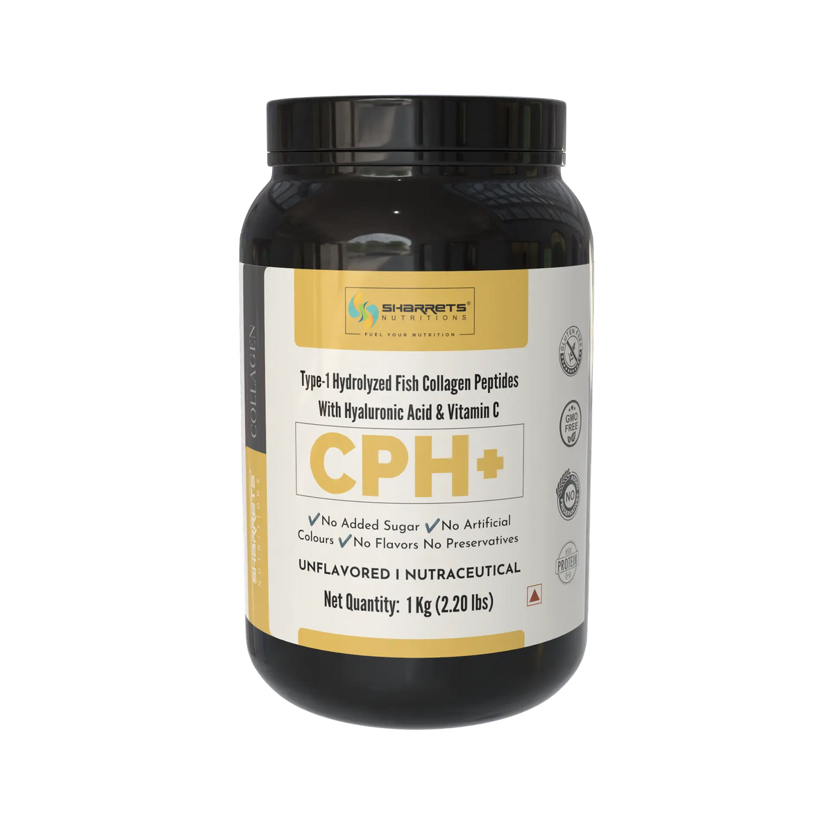 Sharrets CPH+ Marine Collagen Powder (Type 1) with Vitamin C & Hyaluronic Acid- 1kg