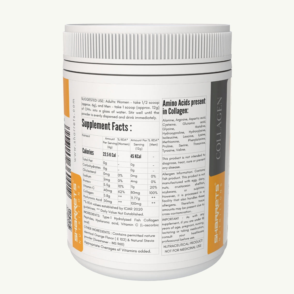 CPH+ Fish collagen supplement - Sharrets Nutritions