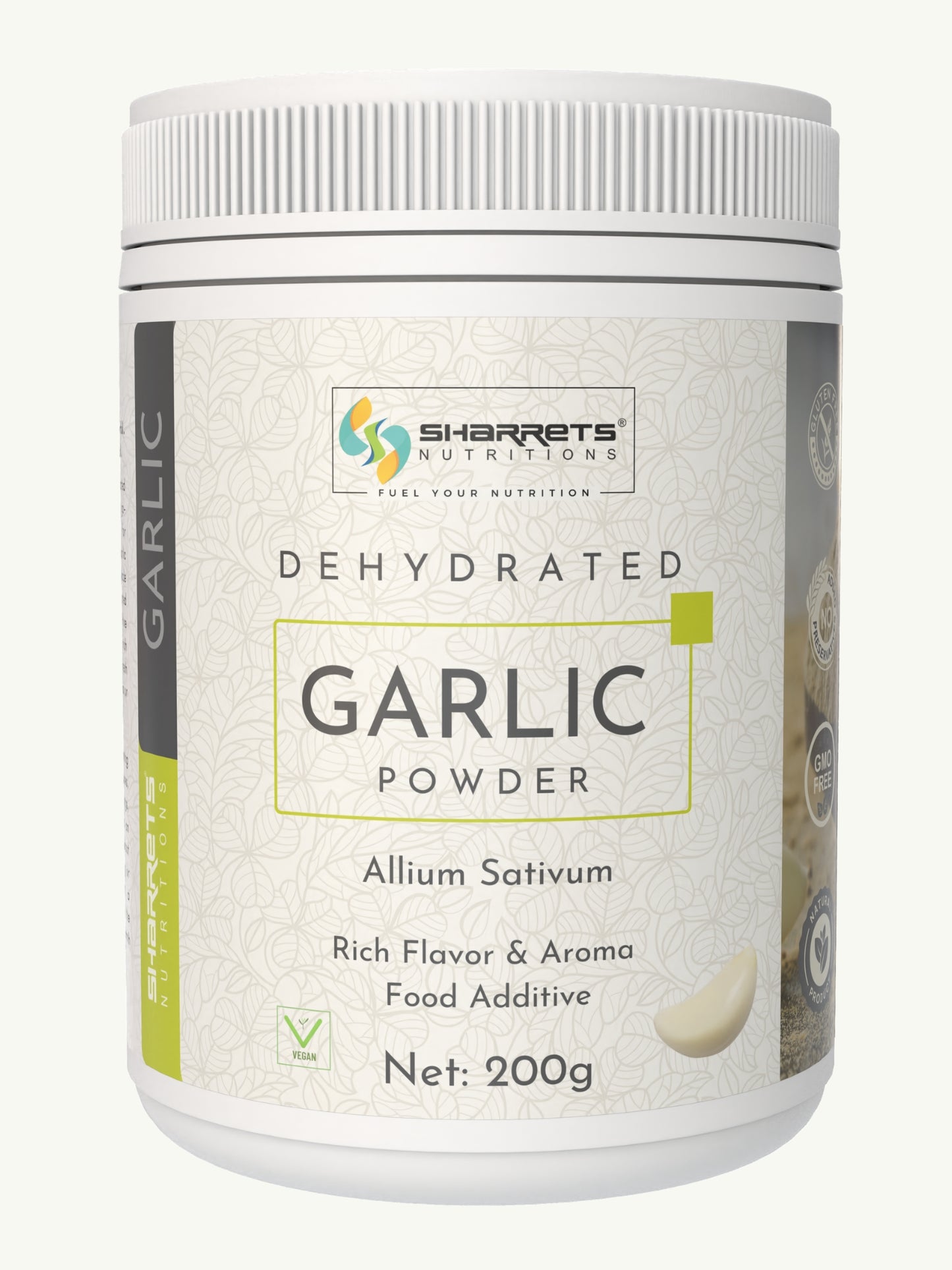Dehydrated Garlic Powder- Sharrets Nutritions