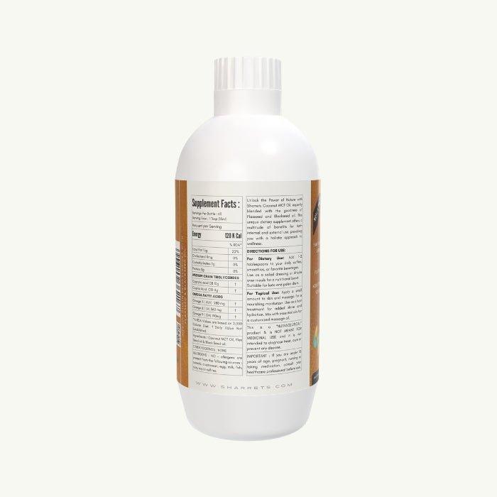 Coconut MCT Oil with Omega 3,6,9 - Sharrets Nutritions LLP
