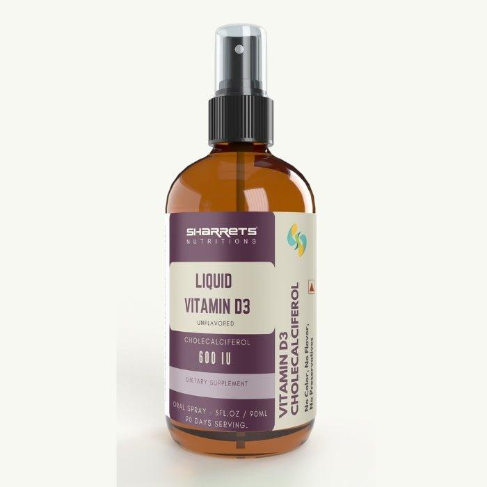 Liquid vitamin d3 (cholecalciferol) 3fl Oz - Sharrets Nutritions LLP