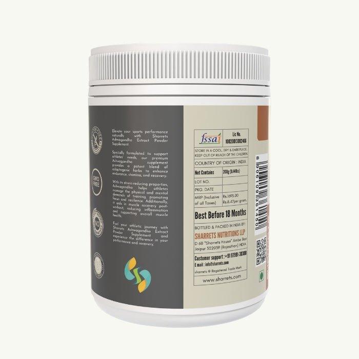 Ashwagandha Extract Powder - Sharrets Nutritions LLP