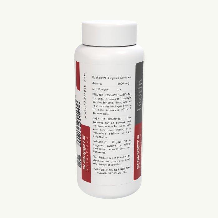 Biotin Supplement for Pets - Sharrets Nutritions LLP