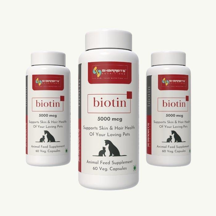 Biotin Supplement for Pets - Sharrets Nutritions LLP