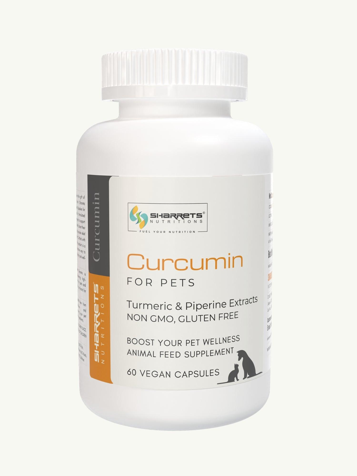 Curcumin Piperine Capsules Pets - Sharrets Nutritions LLP
