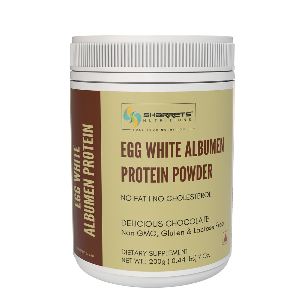 egg white albumen protein powder chocolate flavored 200g