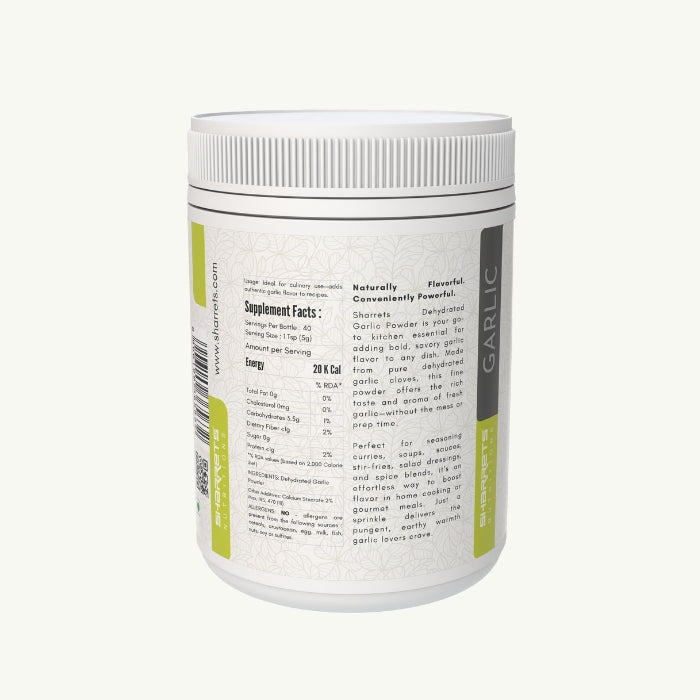 Dehydrated Garlic Powder- Sharrets Nutritions