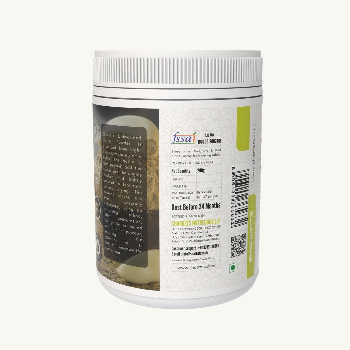 Dehydrated Garlic Powder- Sharrets Nutritions