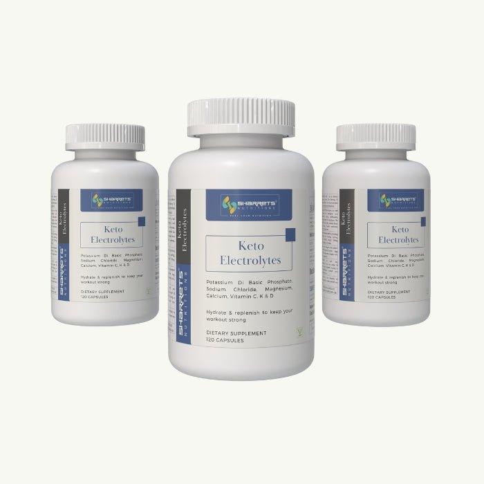 Keto Electrolytes supplement capsules - Sharrets Nutritions LLP