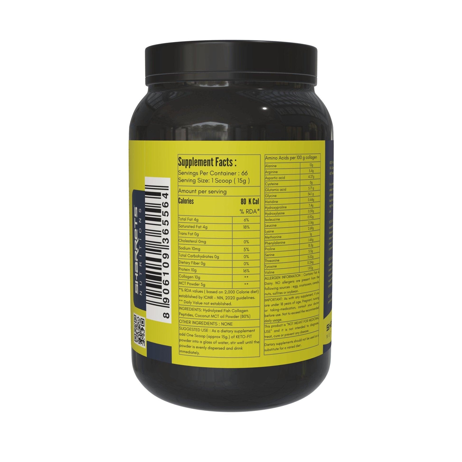Ketofit Mct collagen - Sharrets Nutritions LLP