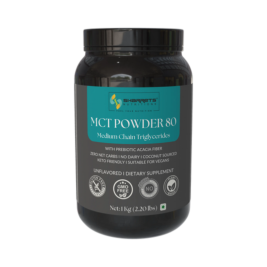 MCT Powder 80 Coconut Derived MCT Powder 1kg for Keto Coffee and Clean Energy