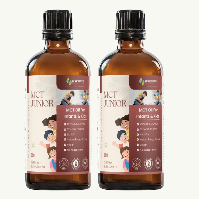 Sharrets MCT Junior – Premium Coconut MCT Oil for Kids and Infants, 90ml