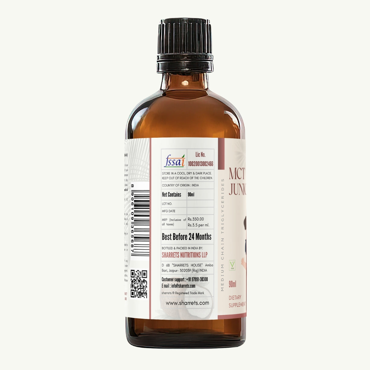 Sharrets MCT Junior – Premium Coconut MCT Oil for Kids and Infants