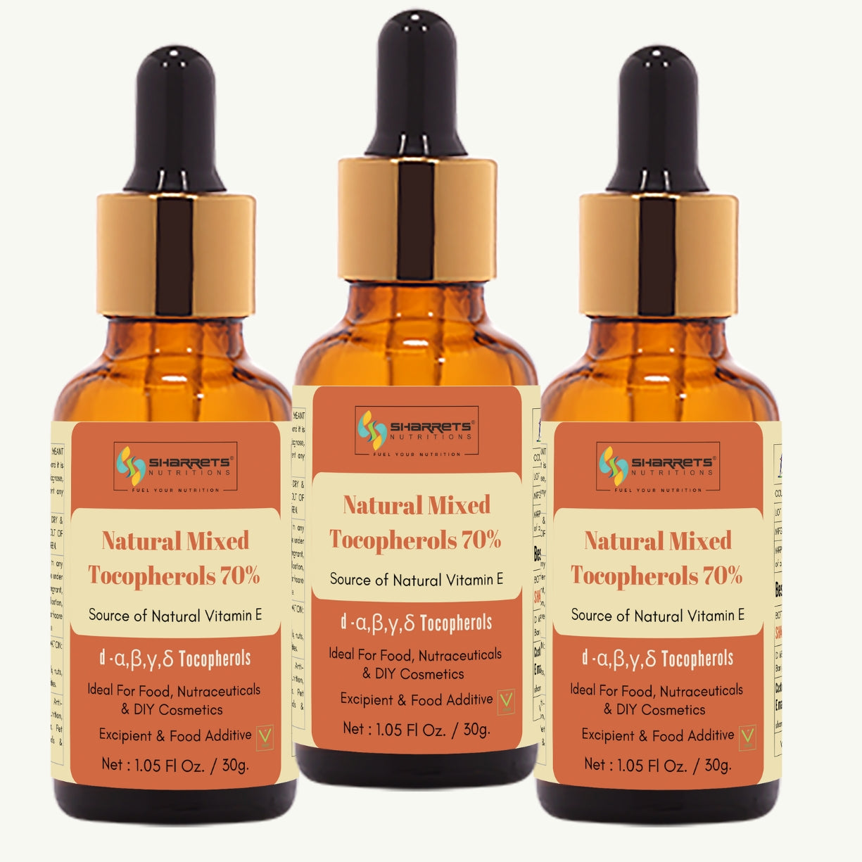 Sharrets Natural Mixed Tocopherol Oil 70%