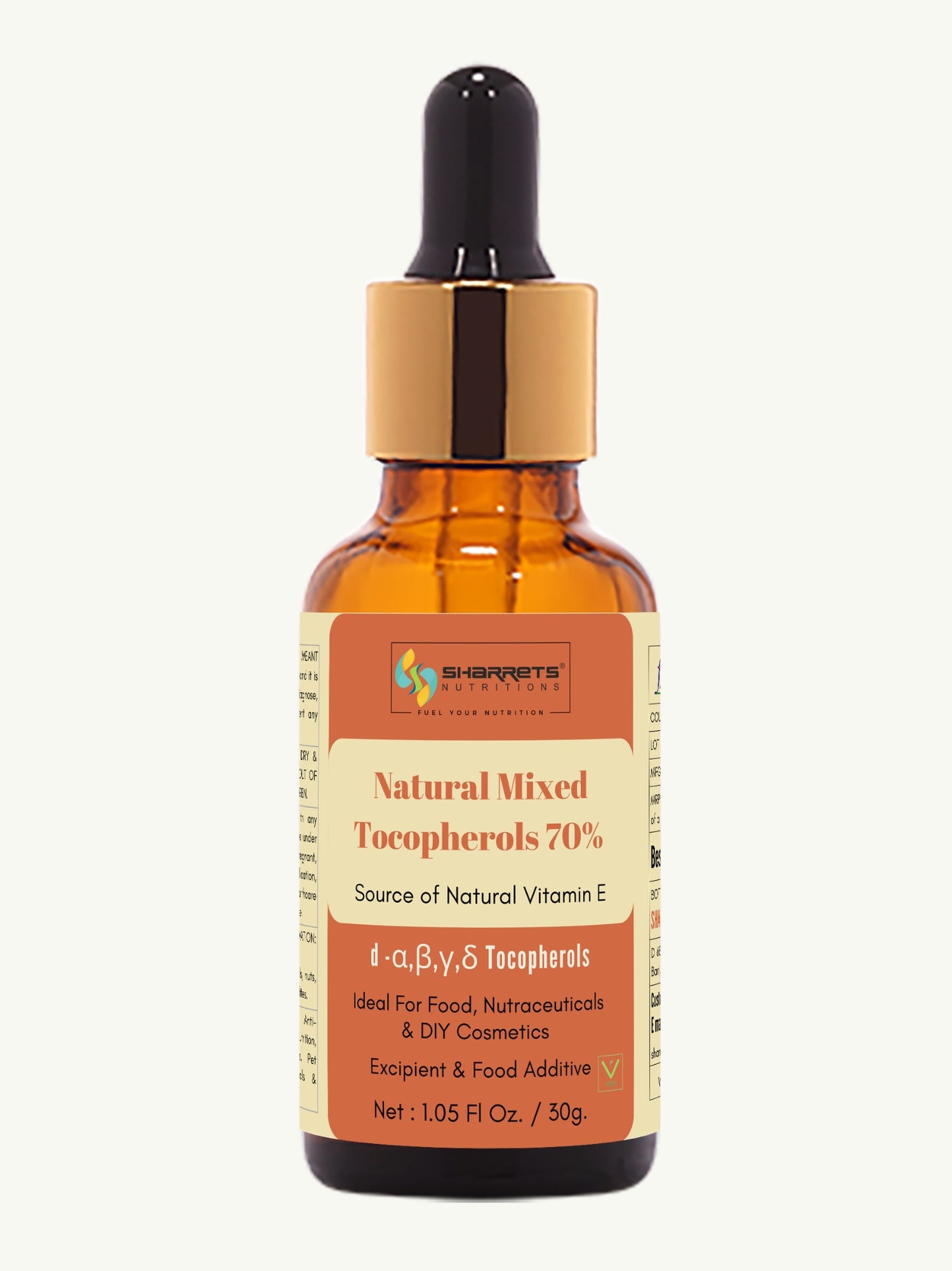 Sharrets Natural Mixed Tocopherol Oil 70%