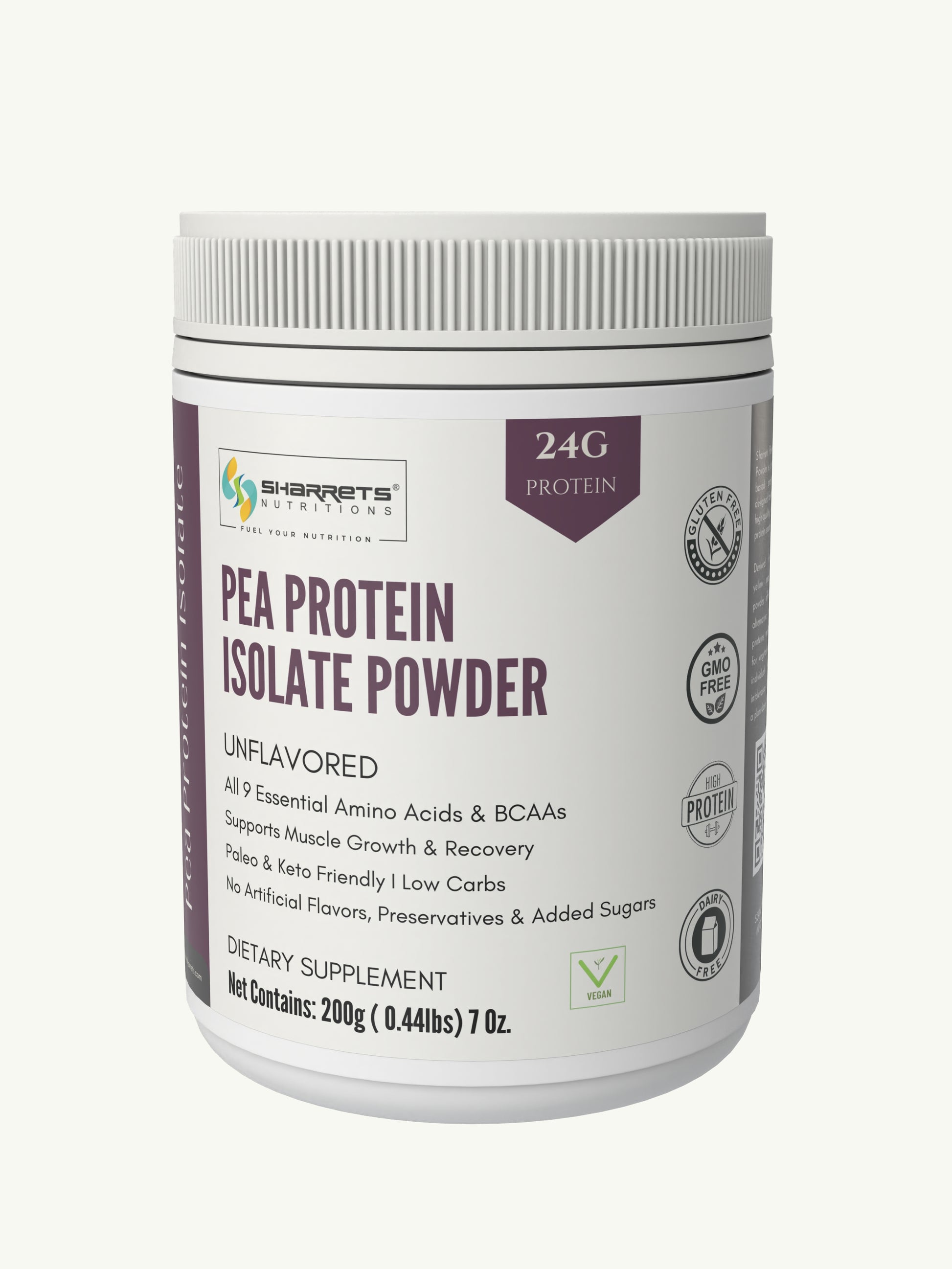 Sharrets Pea Protein Powder Isolate 200g