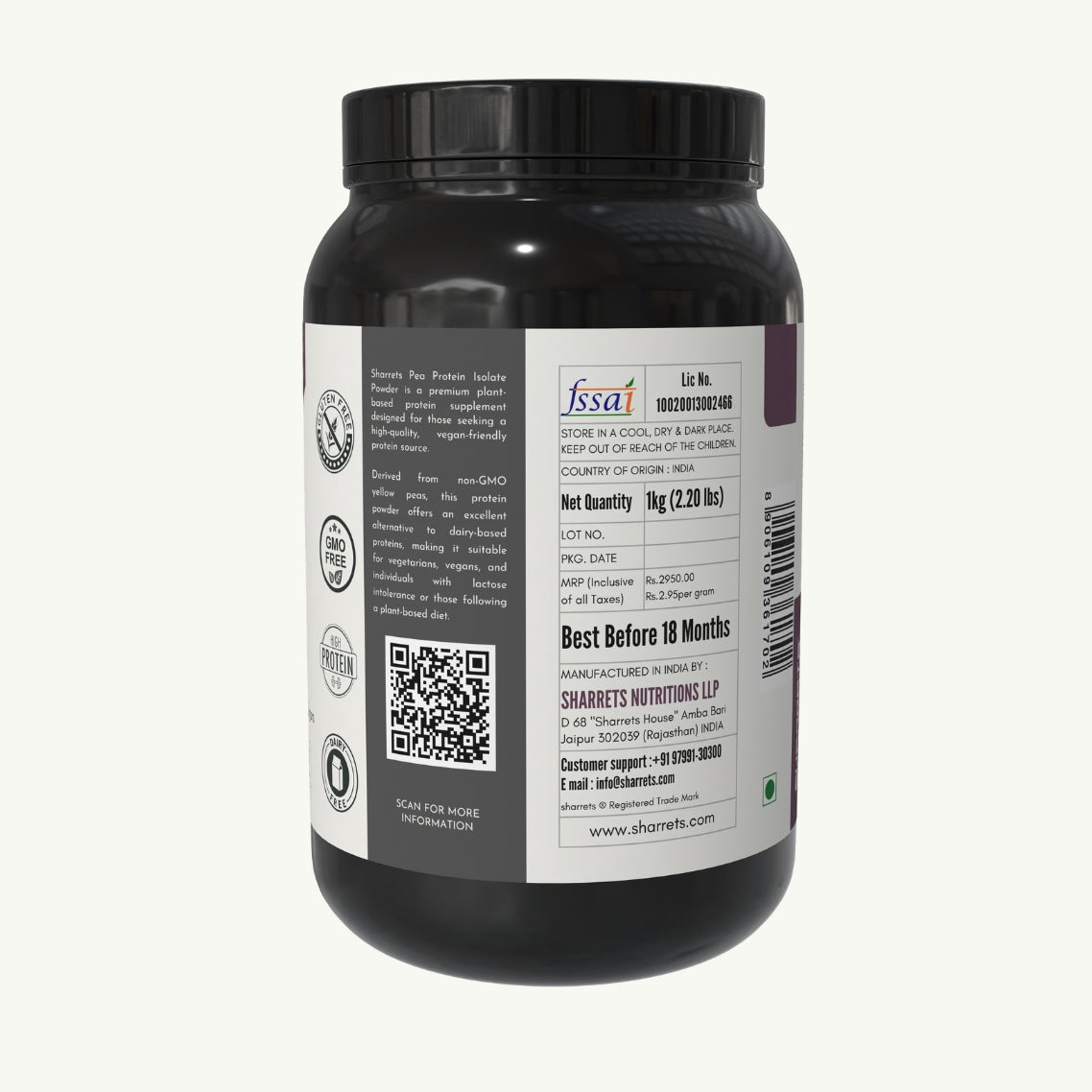 Sharrets Pea Protein Powder Isolate