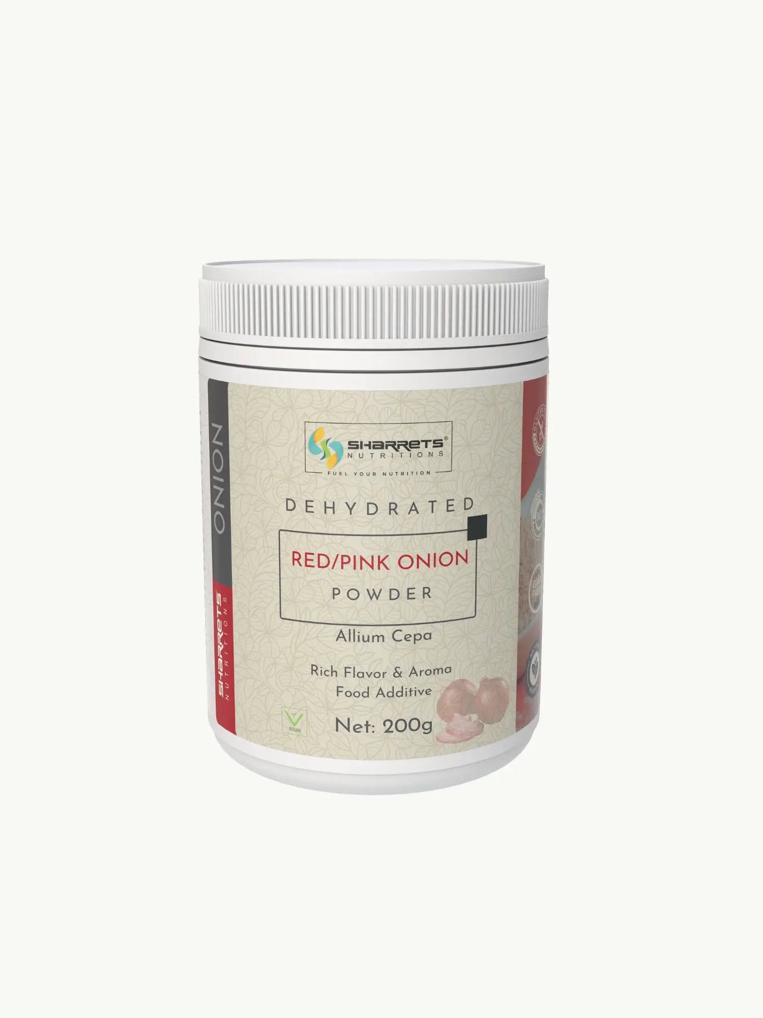 Deydrated Pink or Red Onion Powder - Sharrets Nutritions