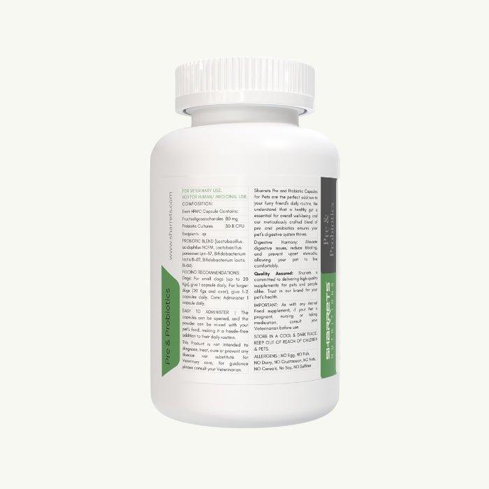 Pre and Probiotic Capsules for Pets - Sharrets Nutritions LLP