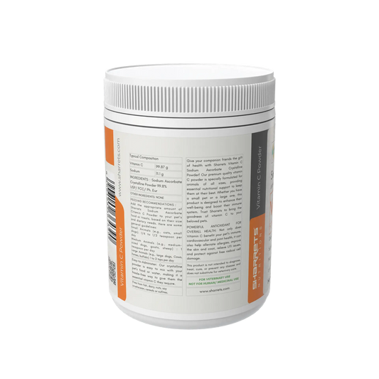 Supplement container with label on a white background