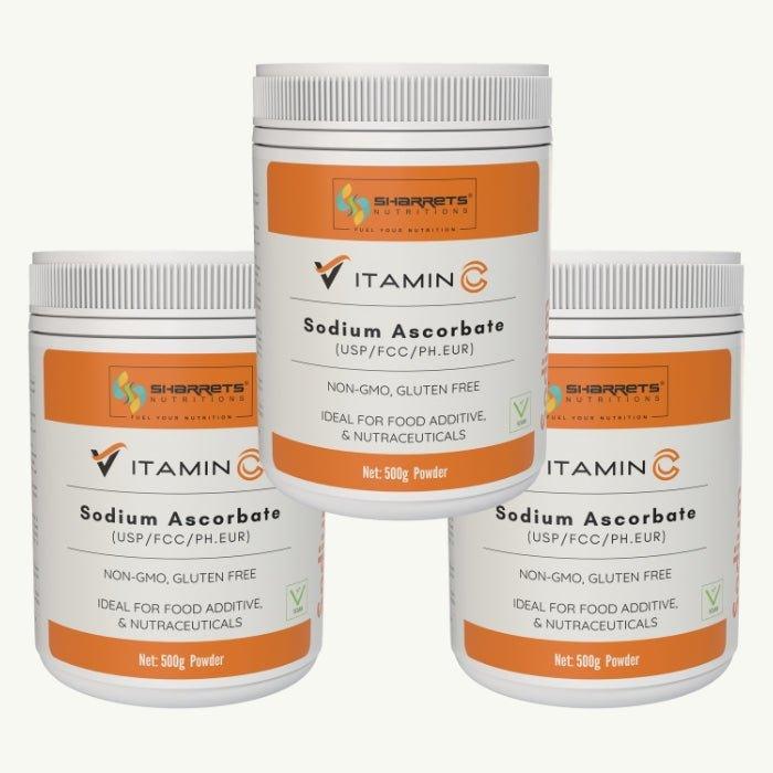 Sodium Ascorbate Non Acidic Vitamin C Powder - Sharrets Nutritions LLP