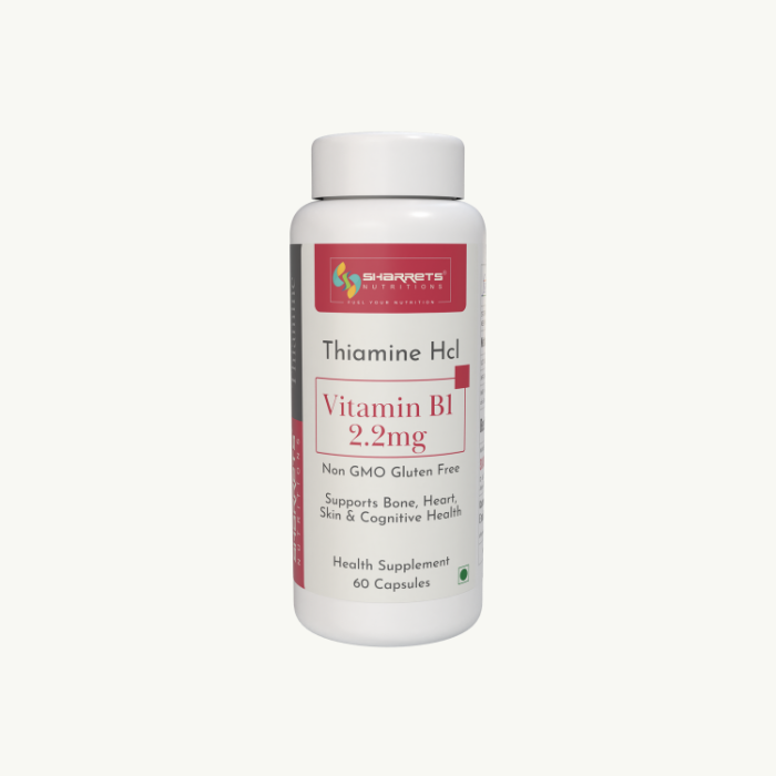 Vitamin B1 Capsules- Sharrets Nutritions