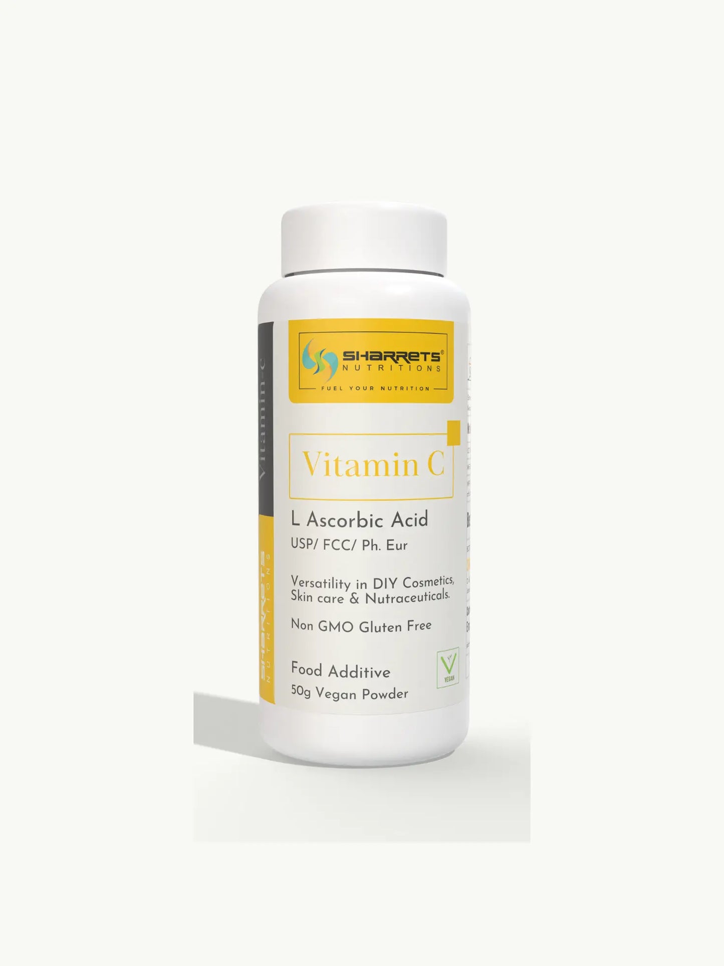 Vitamin C Powder L Ascorbic Acid - 50g Sharrets Nutrtions