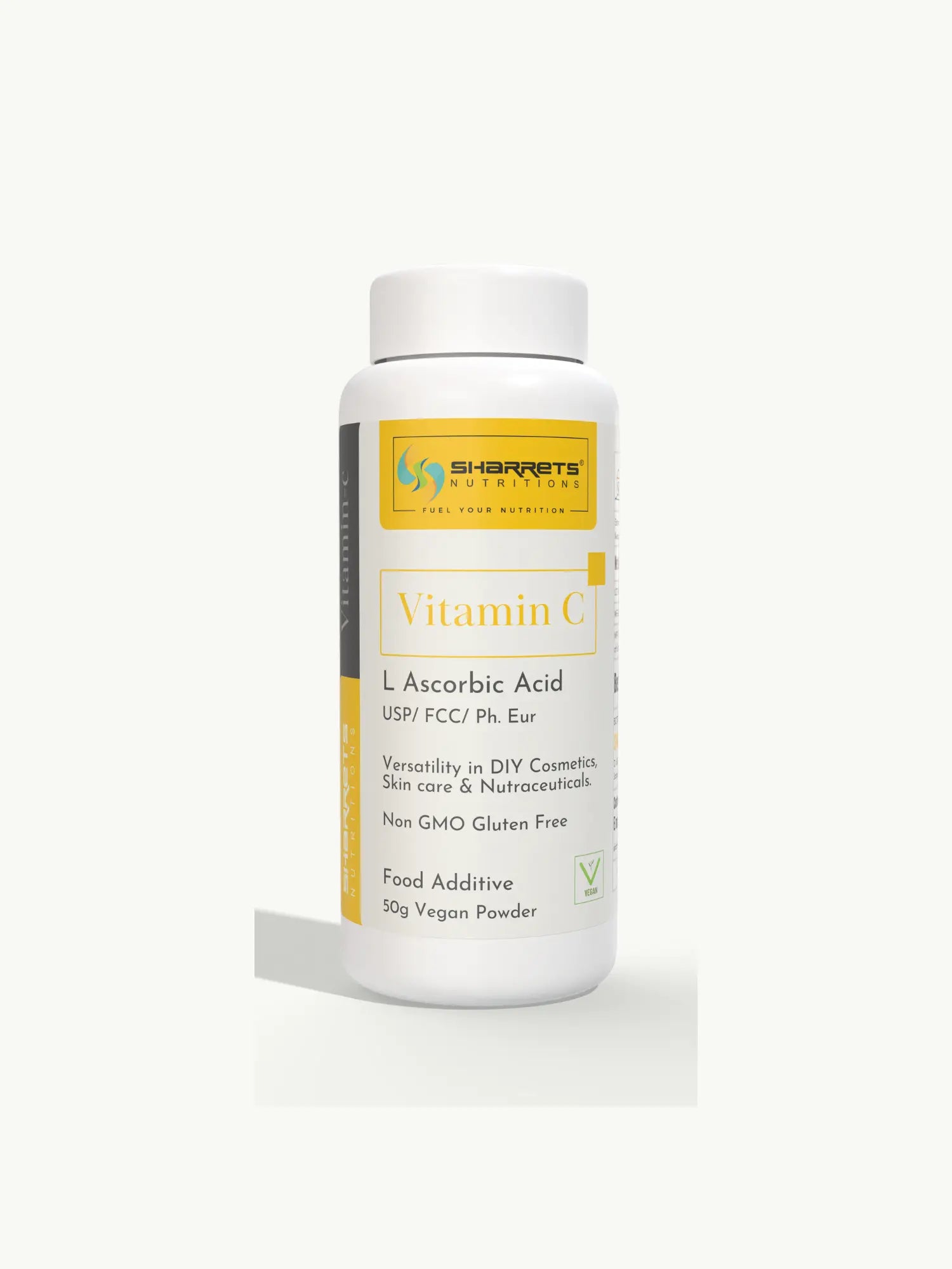 Vitamin C Powder L Ascorbic Acid - 50g Sharrets Nutrtions