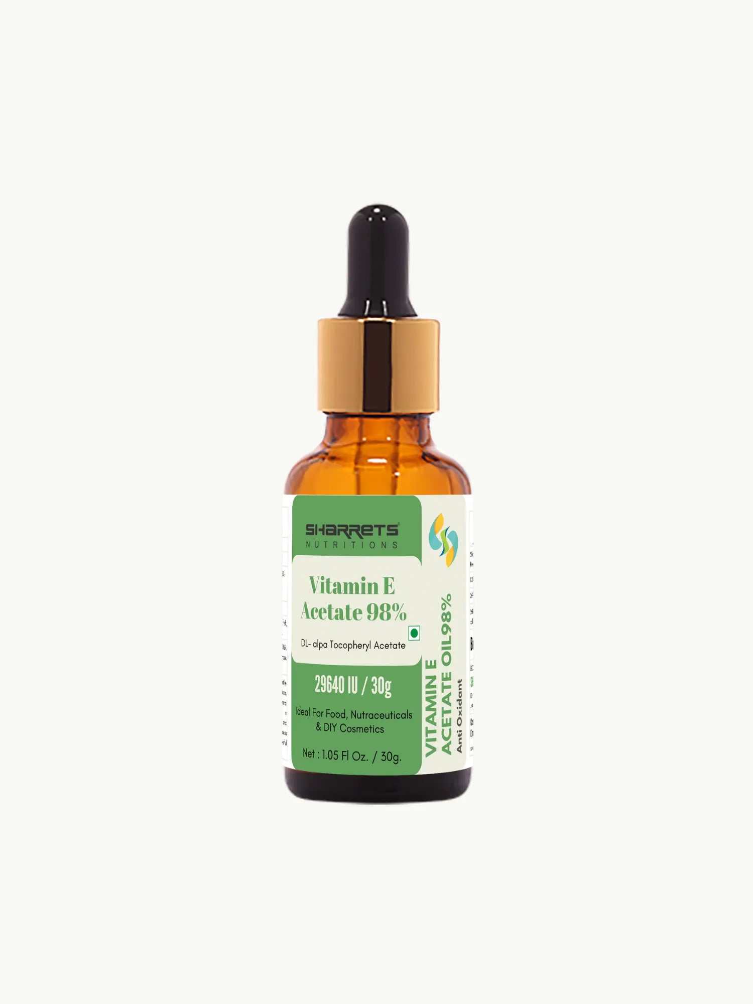 Sharrets Liquid Vitamin E Dietary Supplement - Versatile Antioxidant