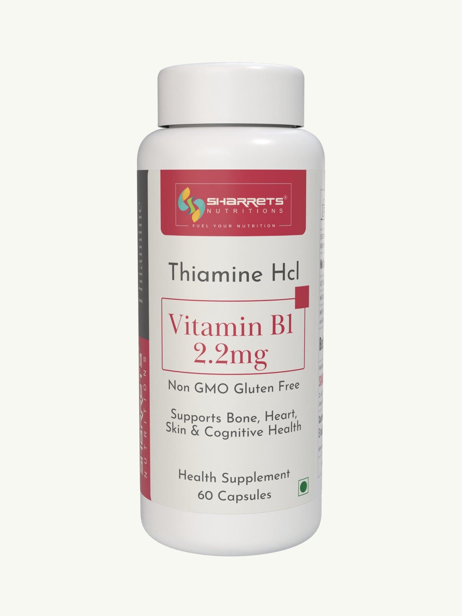 Vitamin B1 Thiamine Supplement - Sharrets Nutritions LLP
