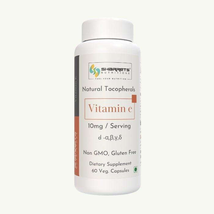 Natural Vitamin E Capsules - Sharrets Nutritions LLP