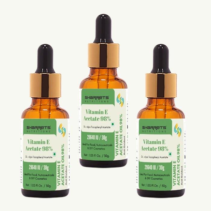 Liquid Vitamin E Acetate 98% - Sharrets Nutritions LLP