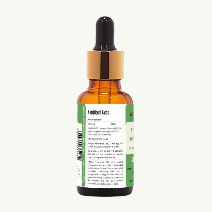 Liquid Vitamin E Acetate 98% - Sharrets Nutritions LLP