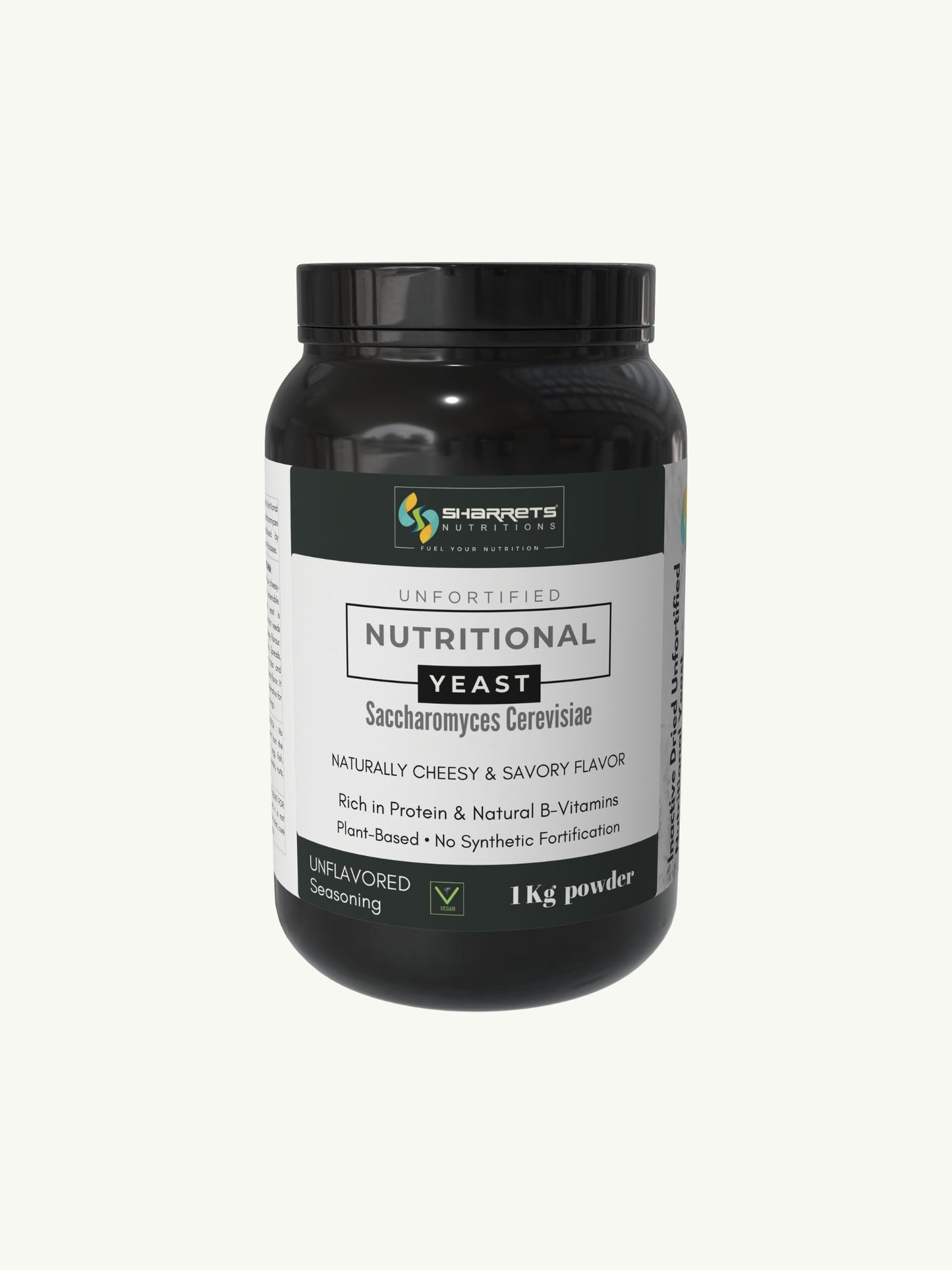 Sharrets Unfortified Nutritional Yeast Vegan Powder - Nooch For Vegans
