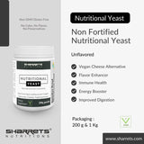 non fortified nutritional yeast powder