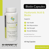 hyaluronic acid and biotin supplement capsules