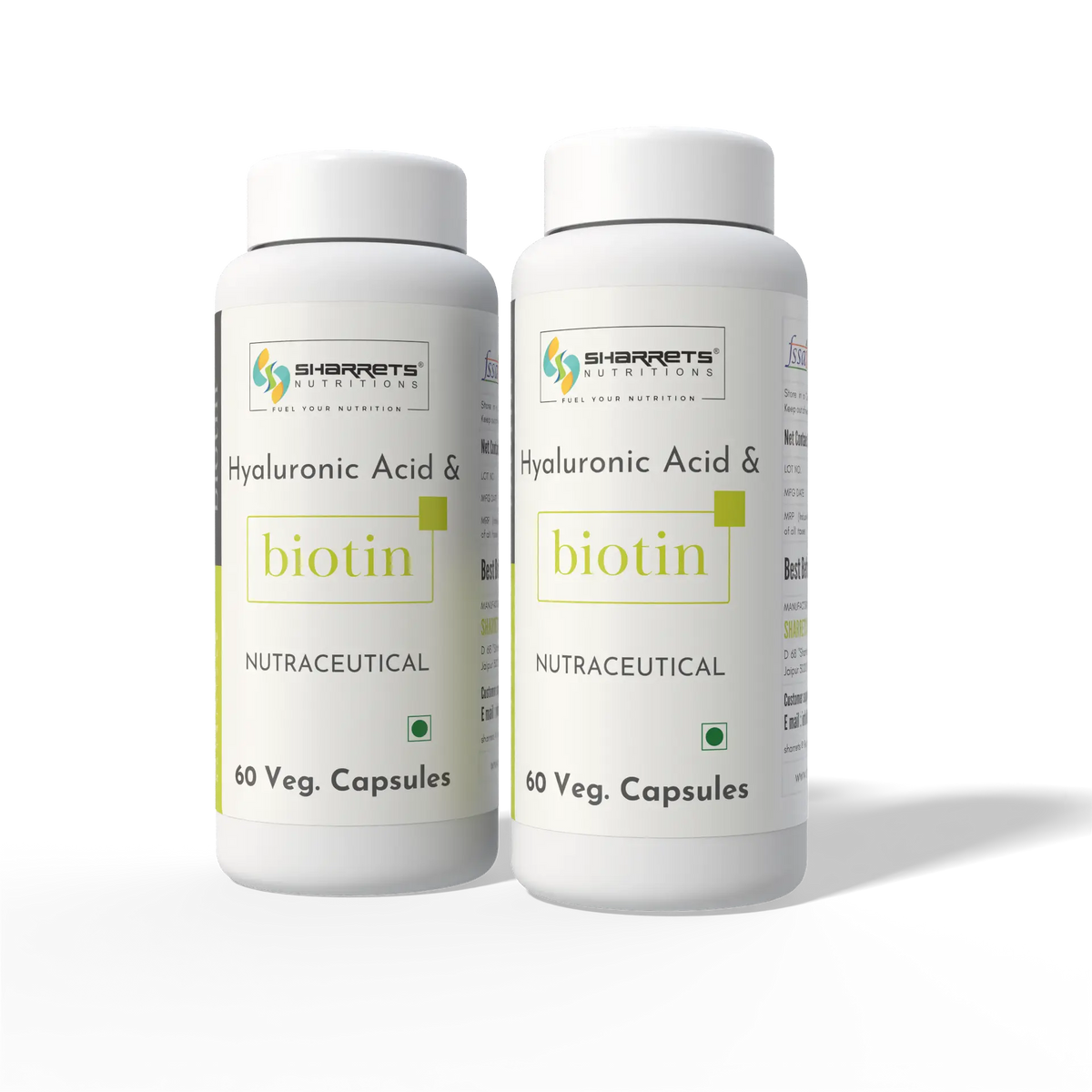 Biotin Supplement Capsules with Hyaluronic Acid