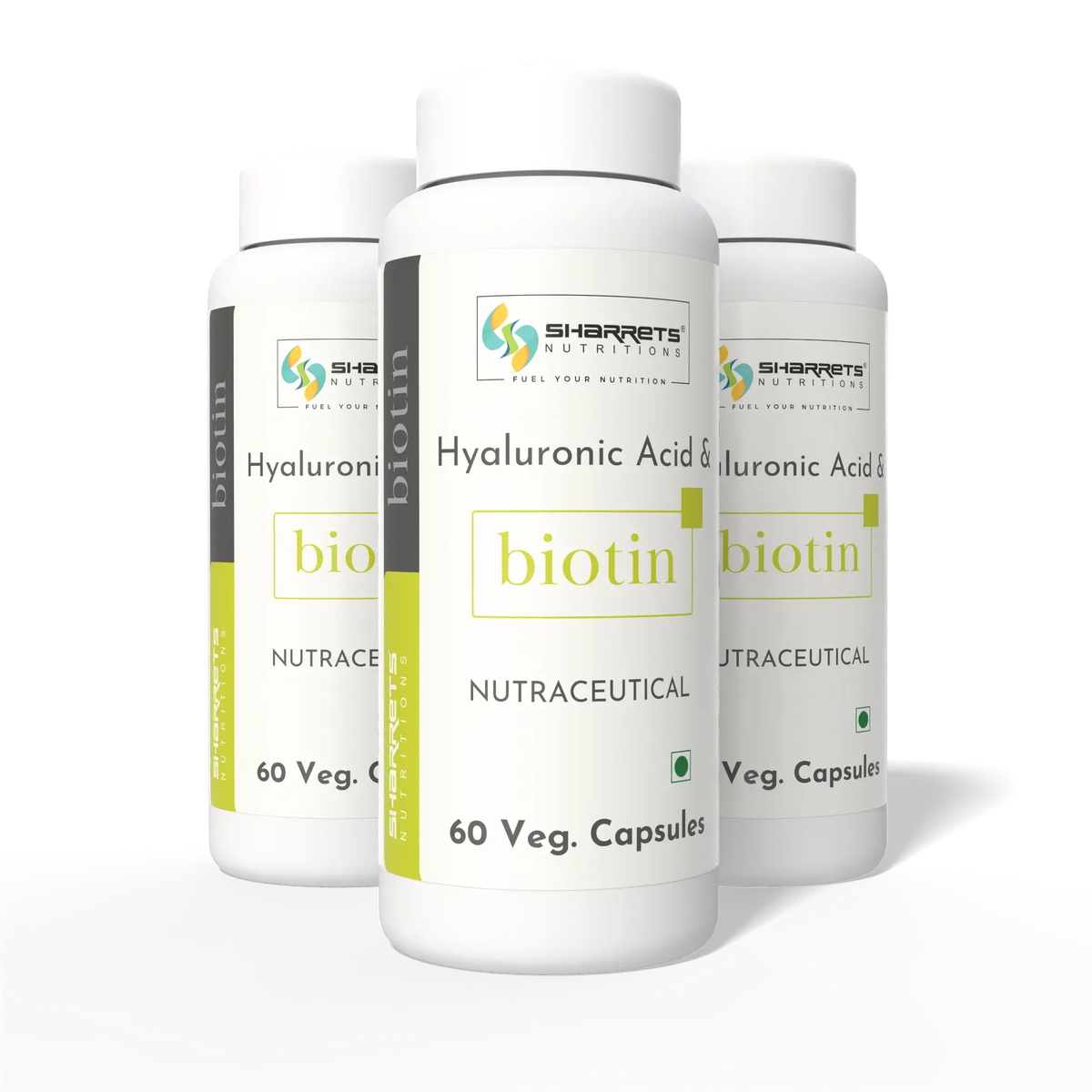 Biotin Supplement Capsules with Hyaluronic Acid
