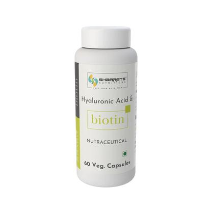 Sharrets Biotin Supplement Capsules with Hyaluronic Acid
