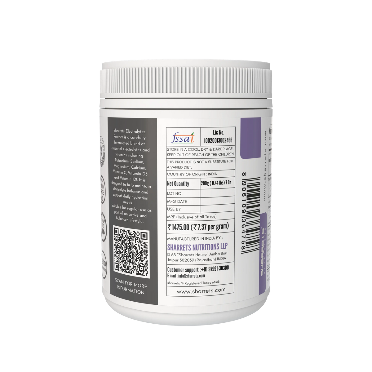 Electrolytes Powder in India – Sugar-Free Electrolyte Drink Mix