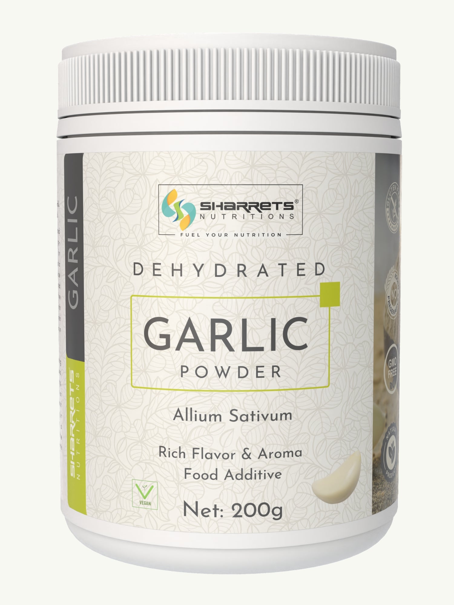 Dehydrated Garlic Powder- Sharrets Nutritions