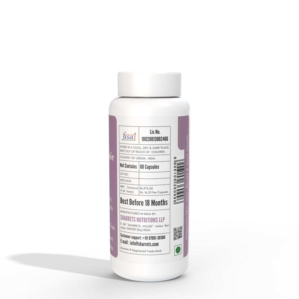 Hyaluronic acid 250 mg Vegetable capsules