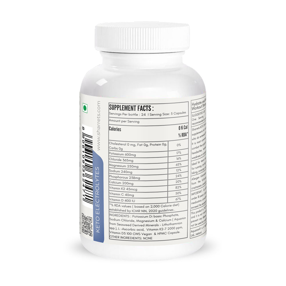 keto electrolytes supplement capsule 