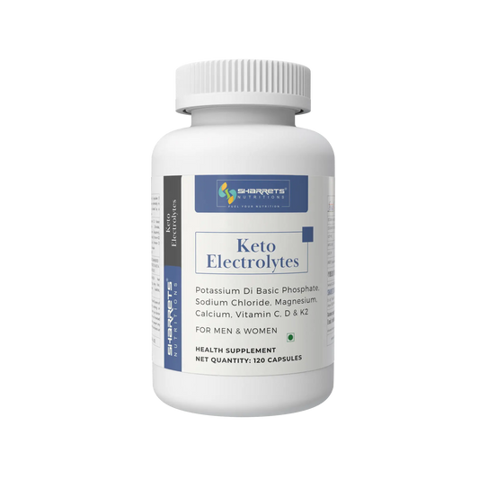 Sharrets Keto Electrolytes Capsules – with Mineral & Vitamin Capsules, 120 capsules 