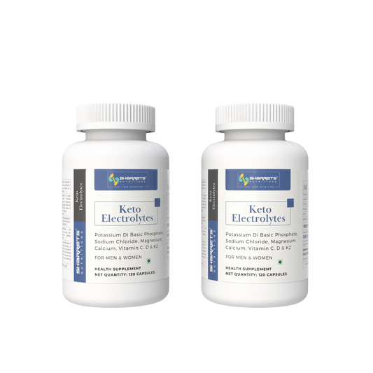 Sharrets Keto Electrolytes Capsules – with Mineral & Vitamin Capsules, 2 x 120 capsules