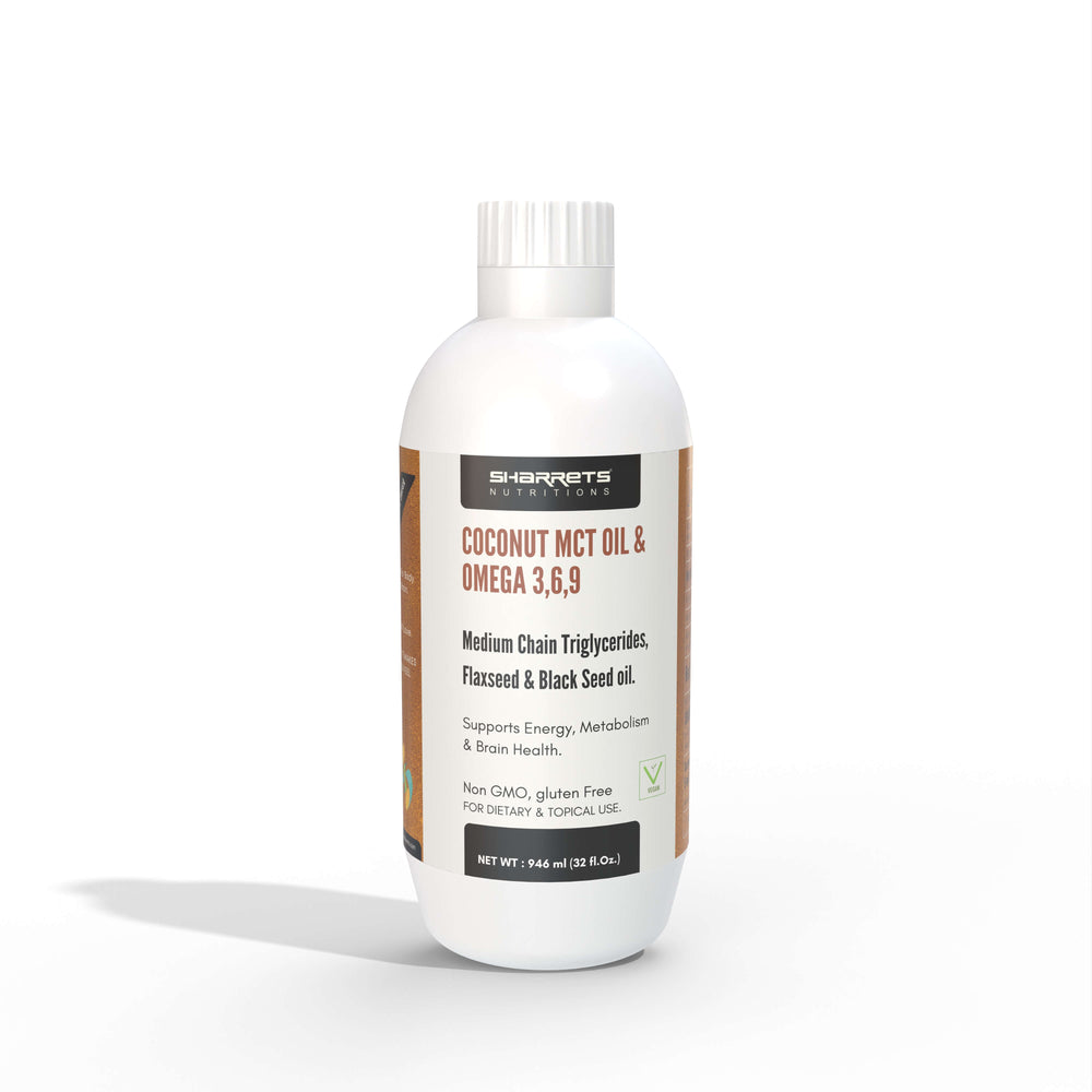 Coconut MCT Oil with Omega 3, 6, 9  
