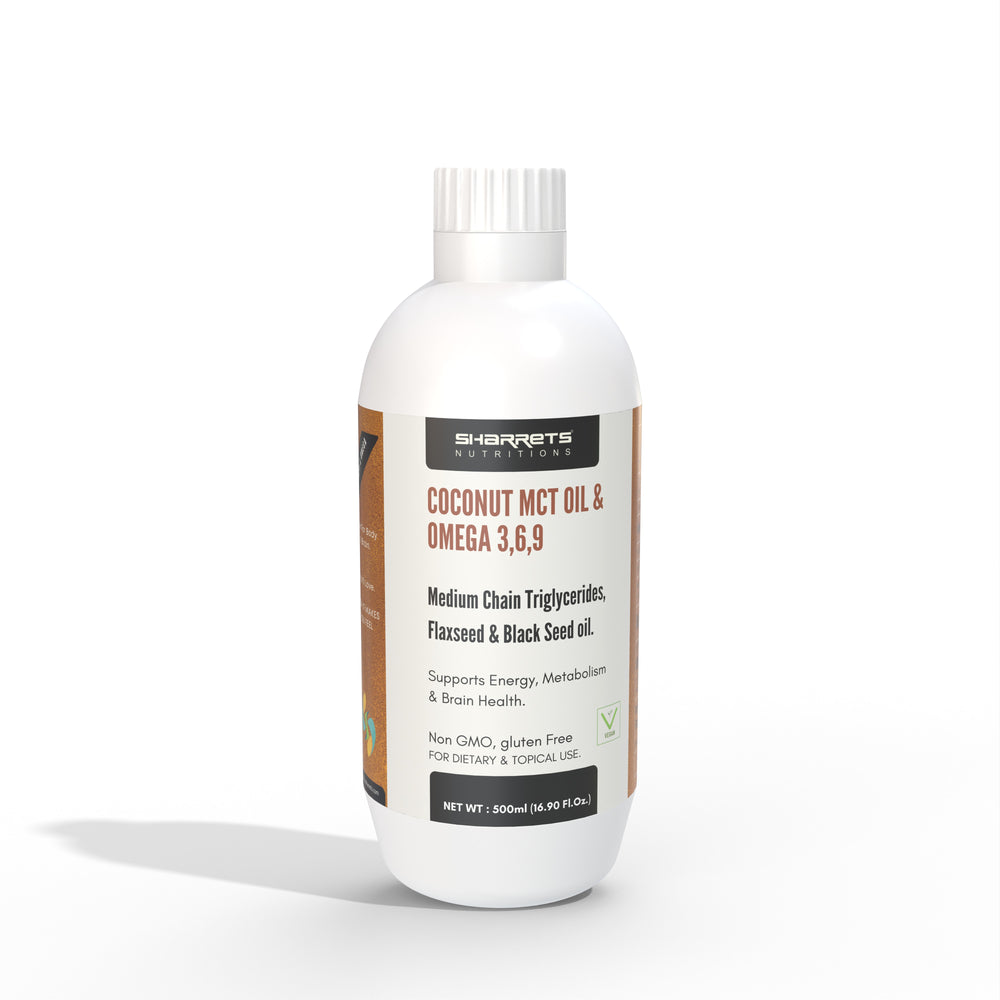 Coconut MCT Oil with Omega 3, 6, 9  
