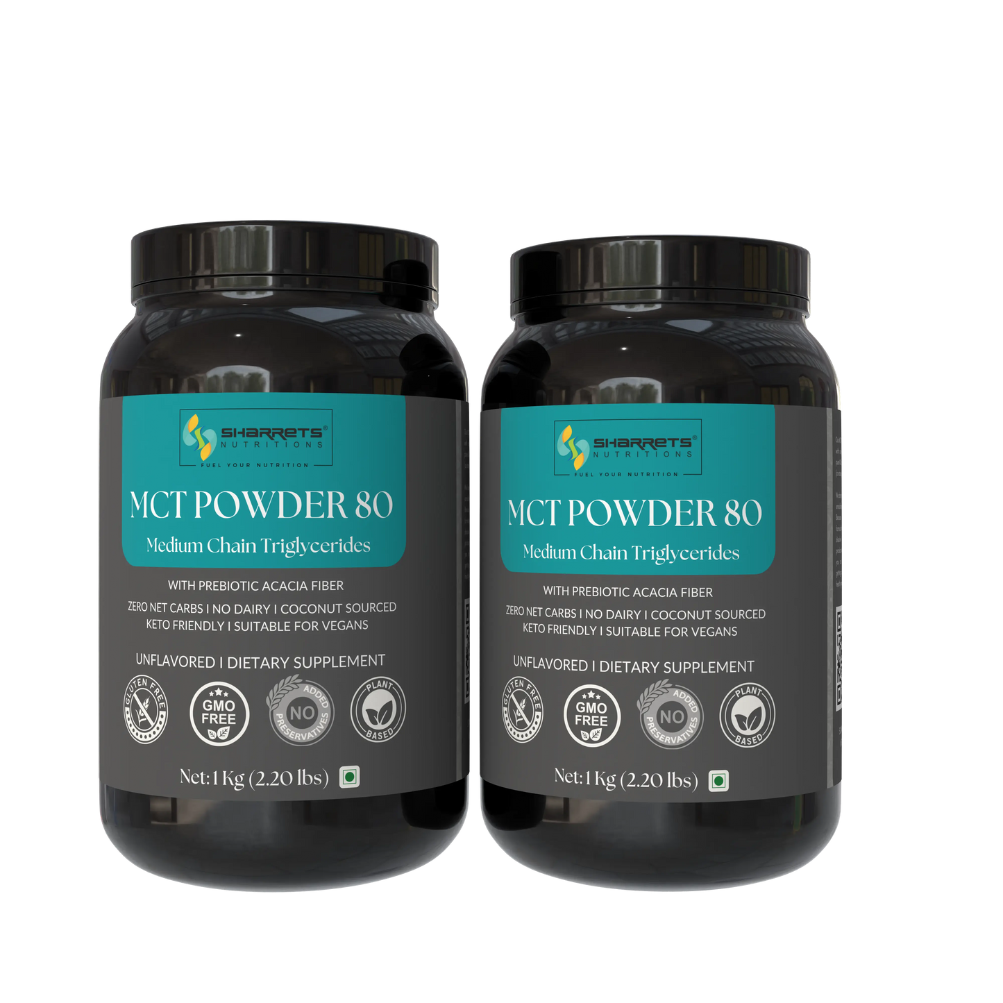 Sharrets MCT Powder 80- 1kg x 2