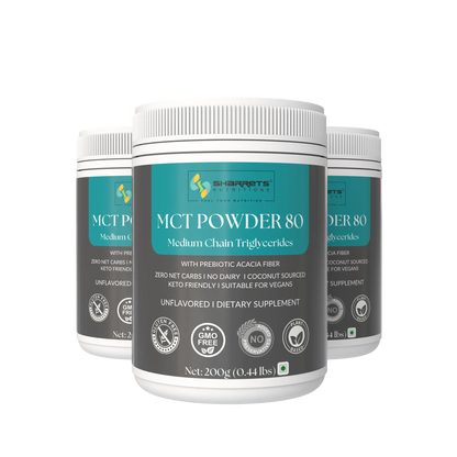 Sharrets MCT Powder 80- 200g x 3