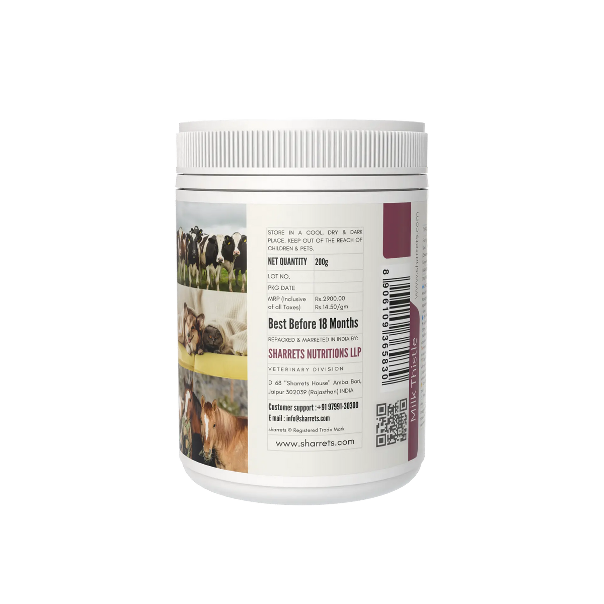 Silymarin Milk Thistle for Dogs, Cats, Horses & Livestock